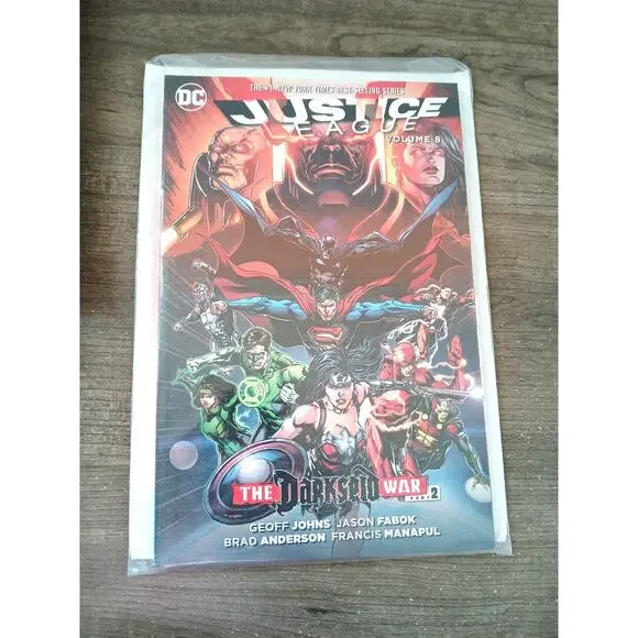 DC Comics Justice League The New 52 Vol. 1-8 Graphic Novels Geoff Johns